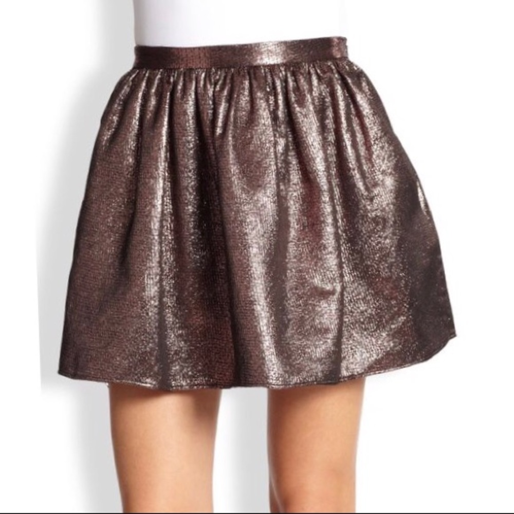 NWT Opening Ceremony rose gold skirt